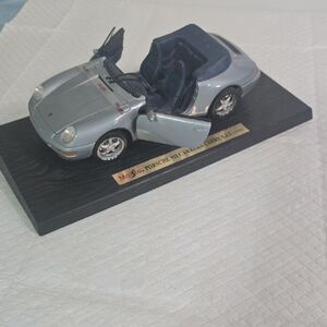 Carrera Silver Convertible Model Car